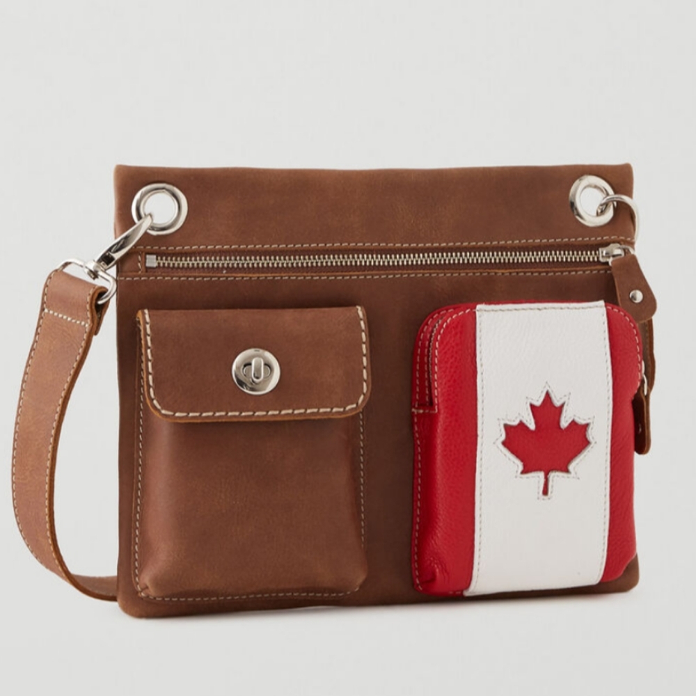 NWOT Roots Village Bag Tribe Canada Collection
